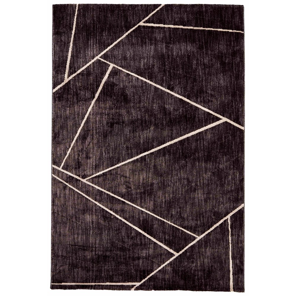 Oslo BBUFJ80G OSS41 Modern Geometric Rug in Black Cream